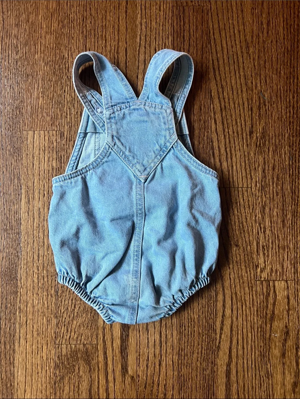Old Navy Light Blue Denim Baby Overalls